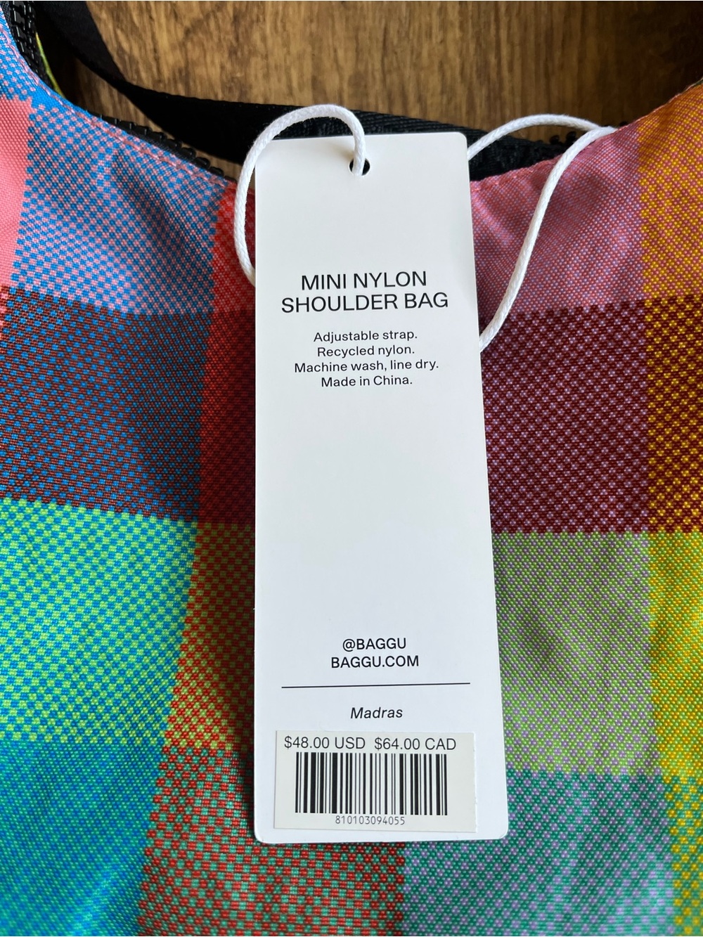 BAGGU Madras Mini Shoulder Bag - Picture 11 of 15